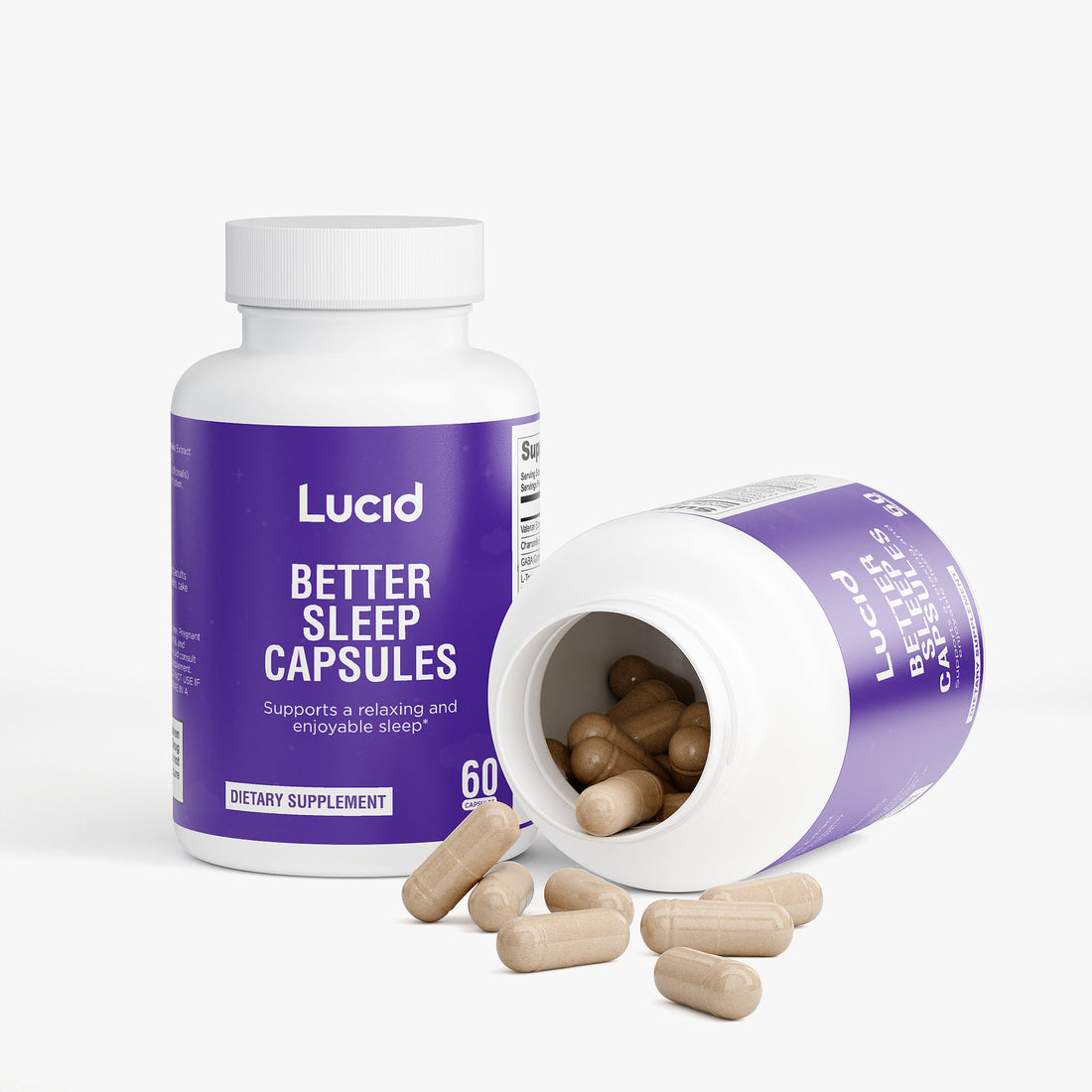 Lucid Sleep Formula Capsules for Better Sleep (Non-GMO) - 60ct