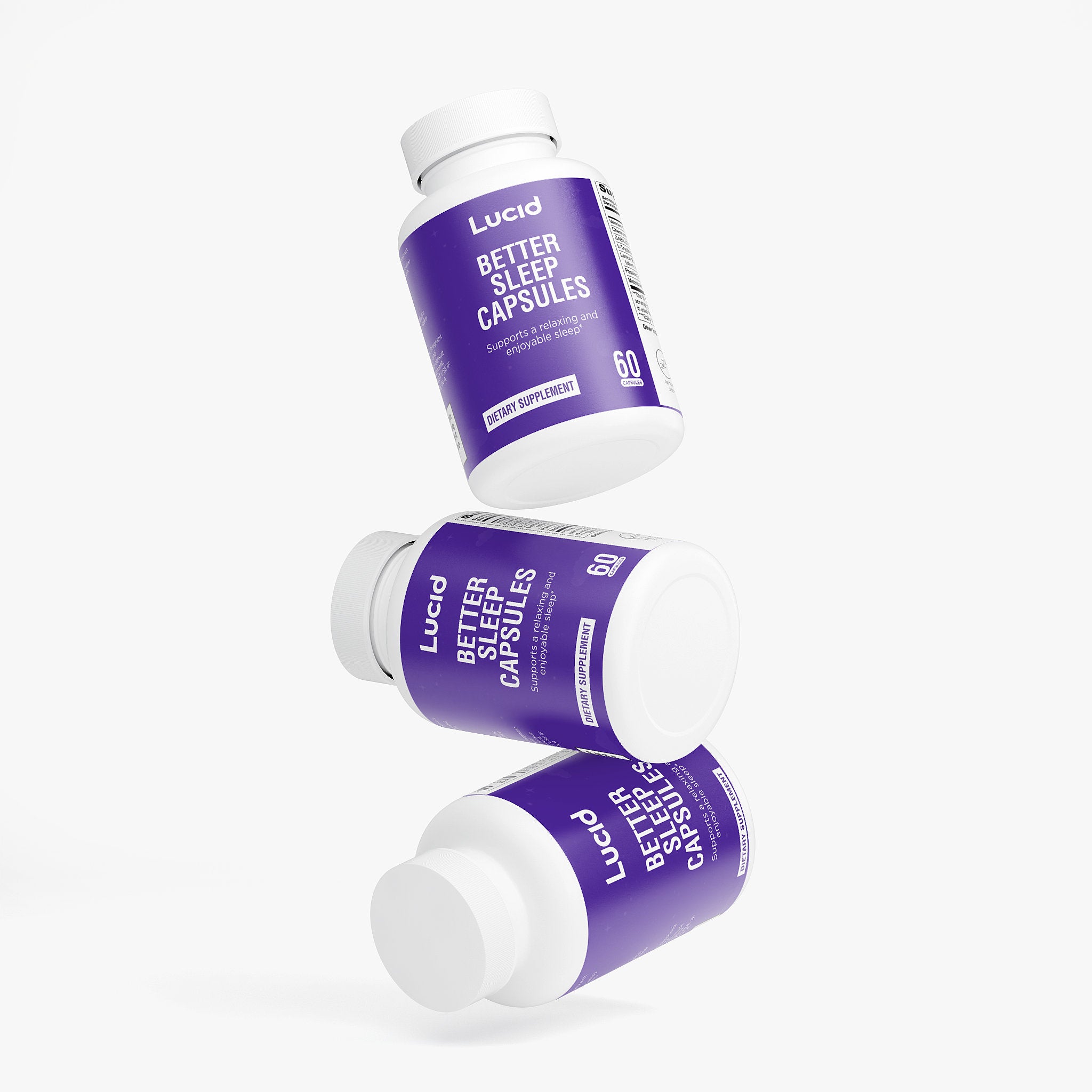 Lucid Sleep Formula Capsules for Better Sleep (Non-GMO) - 60ct