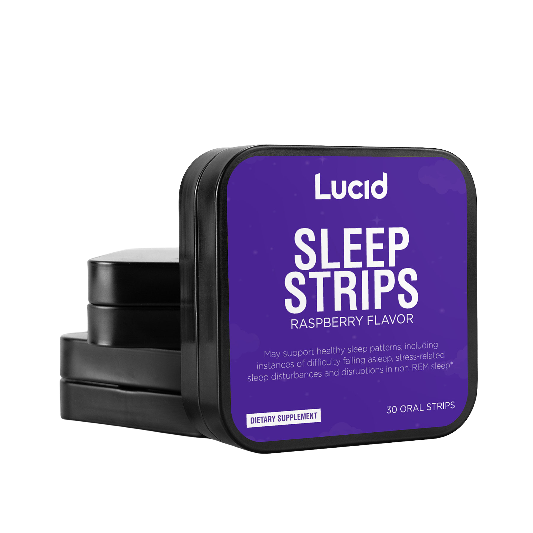 Lucid Vegan Sleep Strips for Better Sleep - 30ct