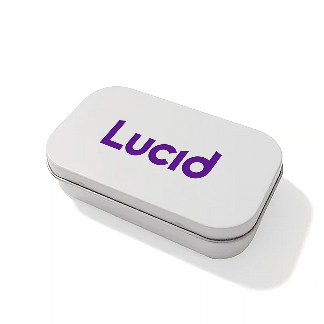 Lucid Mouth Tape & Nasal Strip Storage Tin (White)