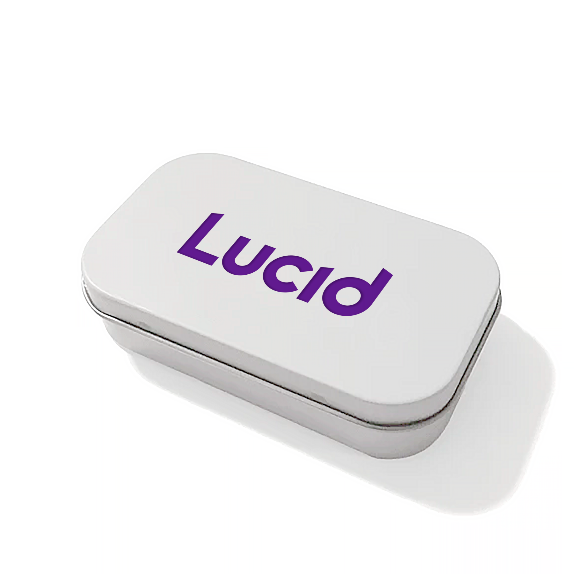 Lucid Mouth Tape & Nasal Strip Storage Tin (White)