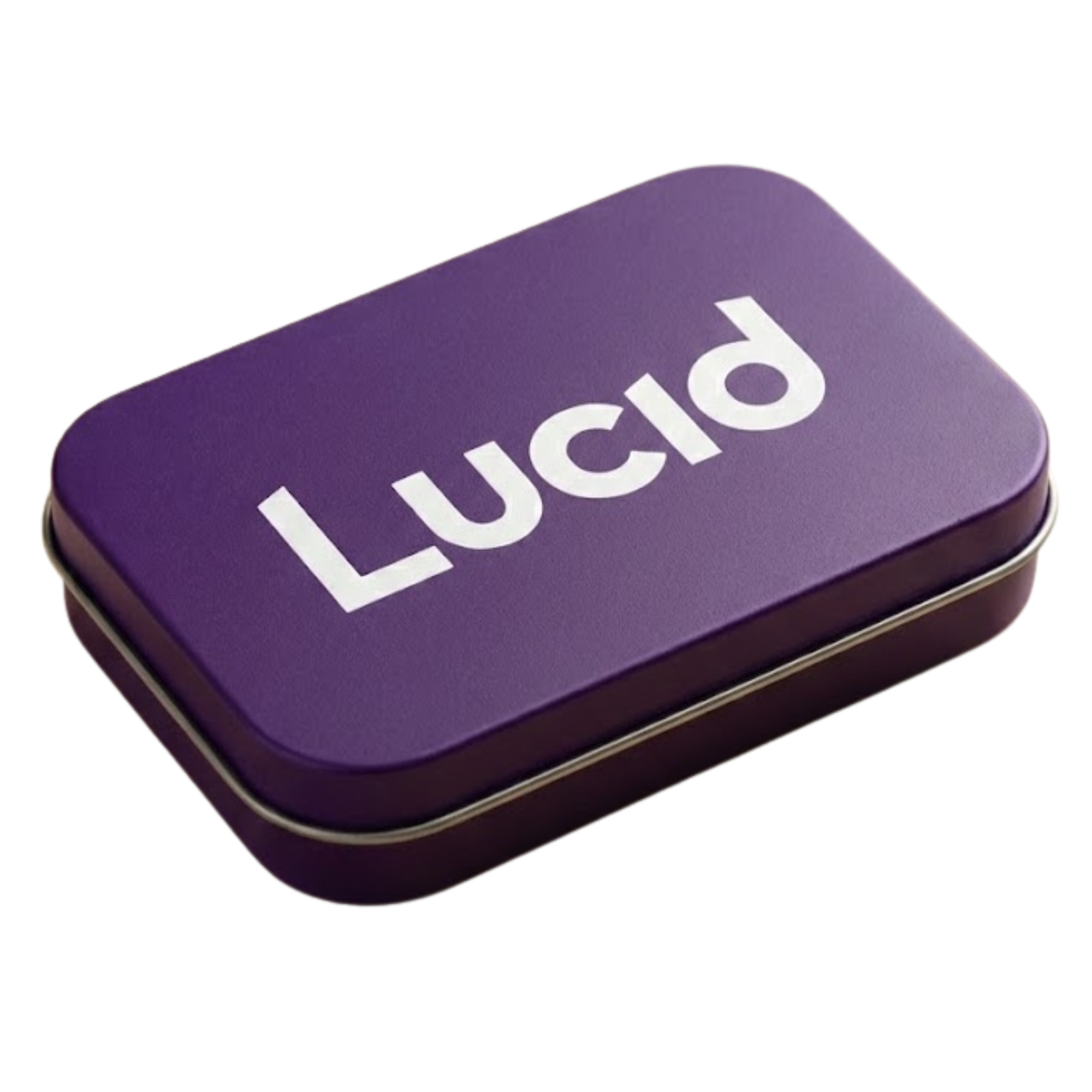 Lucid Mouth Tape & Nasal Strip Storage Tin (Purple)