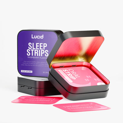 Lucid Vegan Sleep Strips for Better Sleep - 30ct